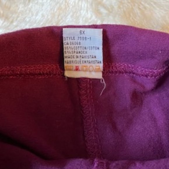 2/$25 Charmed Girl Comfy Yoga Pants Size 6X - Picture 3 of 8